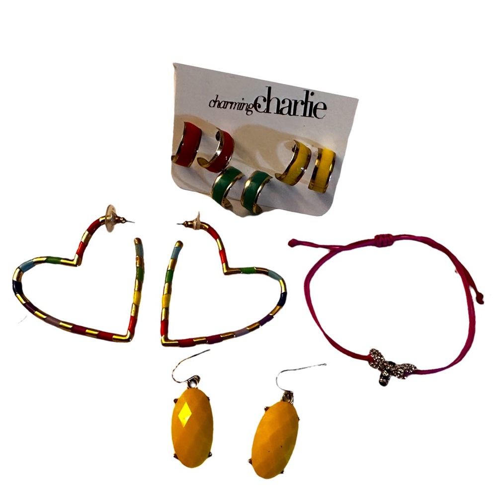 Lot of colorful enamel jewelry-Bright and fun!
